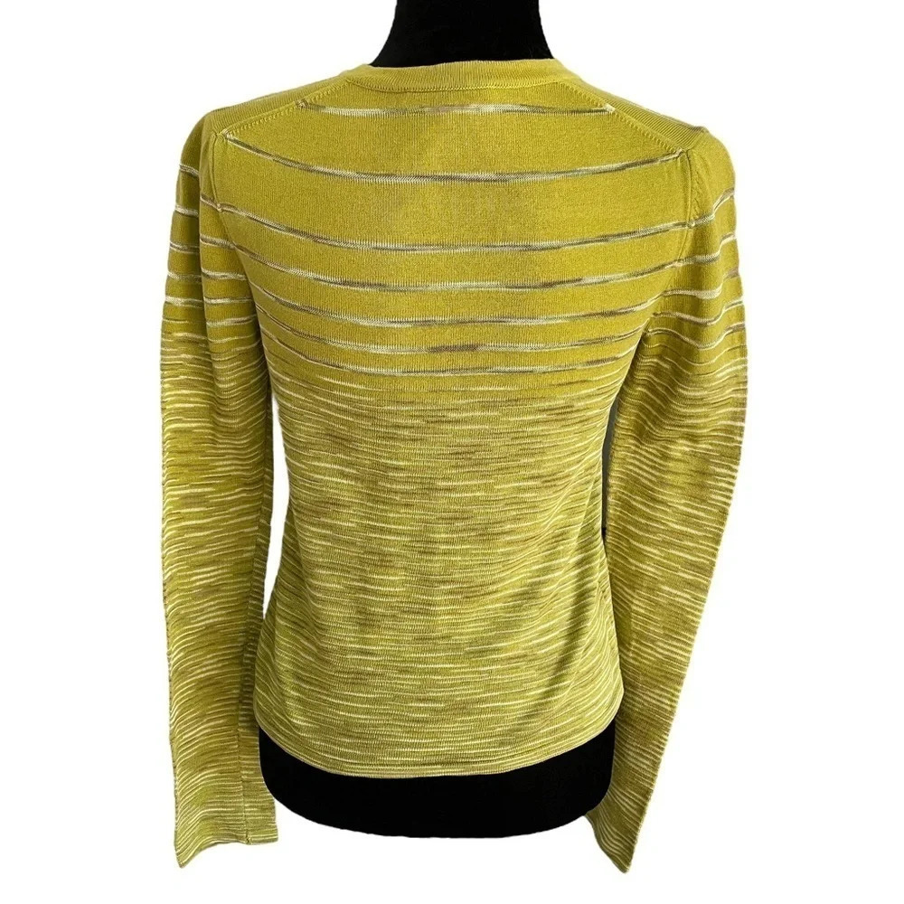Vintage Missoni Striped V-Neck Cardigan Sweater It 42 Or Us 6 — image 6 of 7